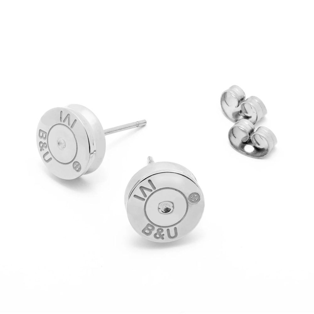 Brass&Unity Silver Stud Earrings